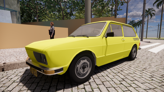 1975 Brasilia amarela